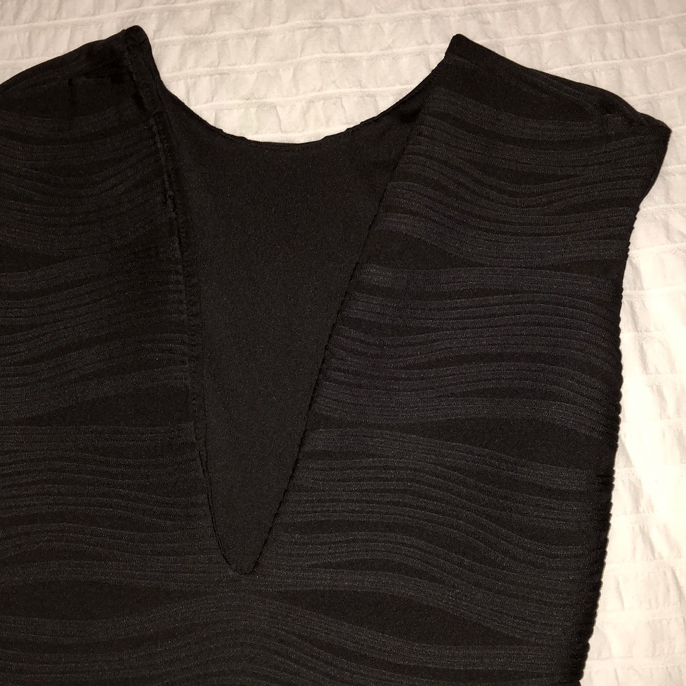 Tight black dress